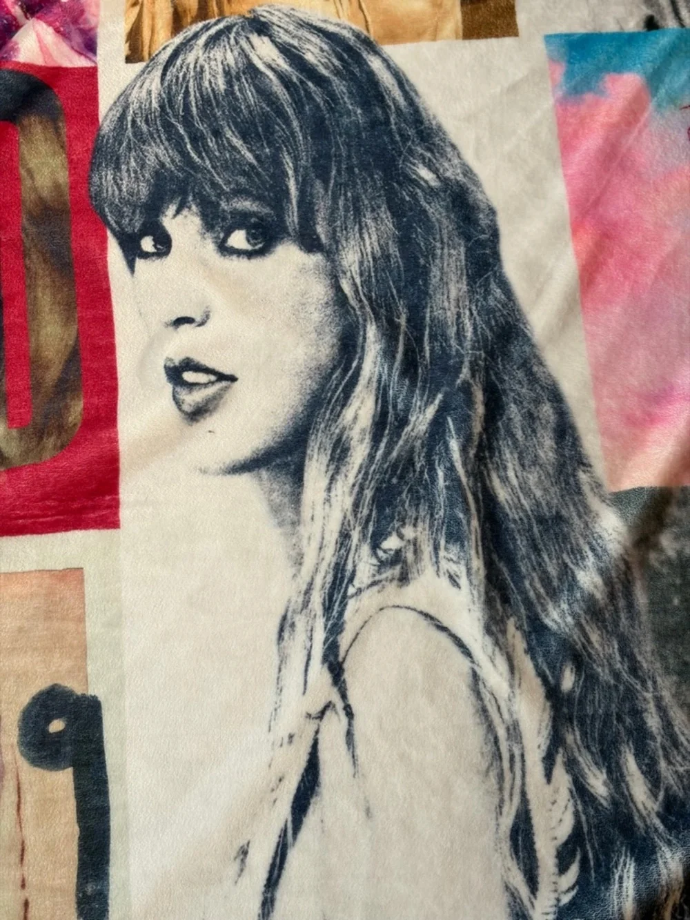 official Taylor Swift The Eras Tour Fleece Throw Blanket